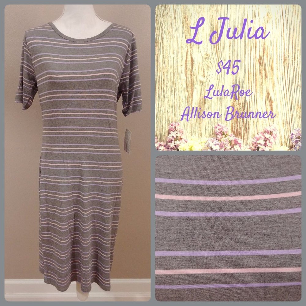 Lularoe Julia Dress - Large - NWT